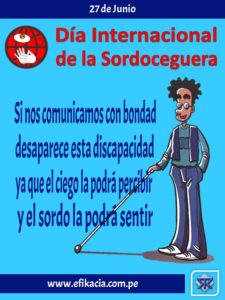 27 de Junio, Día Internacional de la Sordoceguera - Efikacia